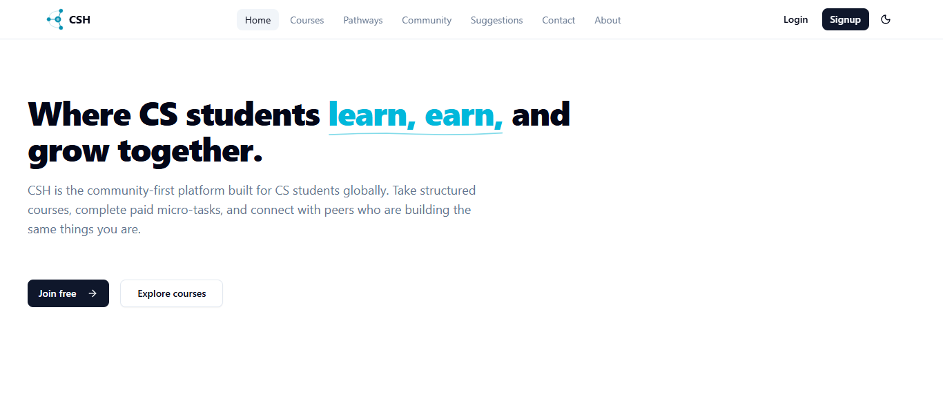 Landing page | Light 